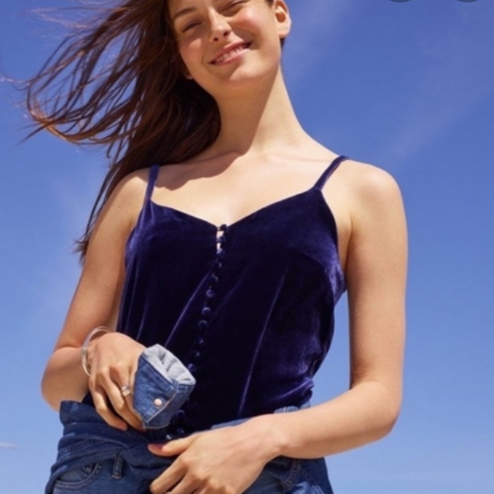 Madewell velvet tank